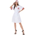 thumbnail image 2 of Disfraces de Halloween 2024 SL nuevo uniforme de enfermera disfraz de enfermera juego de rol cosplay divertido uniforme disfraz de enfermera femenina, 2 of 4