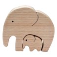 thumbnail image 1 of Escritorio De Madera Elefante Madre E Hijo Artesanía Estatua De Elefante De Madera Para Decoración Del Hogar Regalo Del Día De La Madre Inevent  HA045114-01, 1 of 6