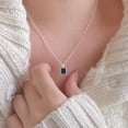 thumbnail image 5 of 14k Gold Necklace for Women - Gold Filled and Sterling Silver Chain - Black Zircon Gold Chain for Women, 5 of 8