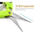 thumbnail image 3 of Professional Straight Point Gardening Scissors for Picking Fruit, Tree and Flowers, 16.5cm, Green, 3 of 5