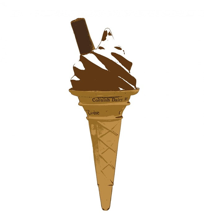 Poster 24/" x 36/" Ice Cream Cone