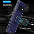thumbnail image 4 of Nalacover For Google Pixel 7 Pro Slim Case,Luxury Hybrid Hard PC and TPU Rugged Bumper 3-In-1 Rotatable Magnetic Ring Kickstand Four Corner Guard Shockproof Anti-Scratch Back Phone Cover.Blue, 4 of 8