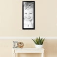 thumbnail image 3 of ArtToFrames 11" x 28" Satin Black Bull Nose Picture Frame, 11x28 inch Black Wood Poster Frame (WOM-1417), 3 of 7