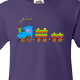 thumbnail image 4 of Inktastic Colorful Toy Train Youth T-Shirt, 4 of 5