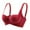 Red, variant on juhao Womens Wireless Push Up Bra No Underwire Seamless Bra with Adjustable Strap Soft Support Full Coverage Comfort Everyday Bralettes
