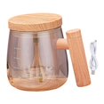 thumbnail image 4 of deevoka Electric Mixing Cup Auto Stirring Coffee Mug with Lid Self Mixing Tumbler Easily Gold, 4 of 9