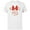 White, variant on Disney Minnie Mouse January Birth Month Birthstone & Flowers - Short Sleeve Cotton T-Shirt for Adults - Customized-Athletic Heather