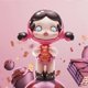 thumbnail image 4 of POP MART Skullpanda Candy Monster Town Caja ciega aleatoria de juguetes Figuras de acción de anime Kawaii Caixa Caja misteriosa Muñecas Regalo para niñas, 4 of 5