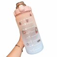 thumbnail image 1 of Bpa-free 2l Water Bottle With Straw Time Markings For Sports Cycling, 1 of 3