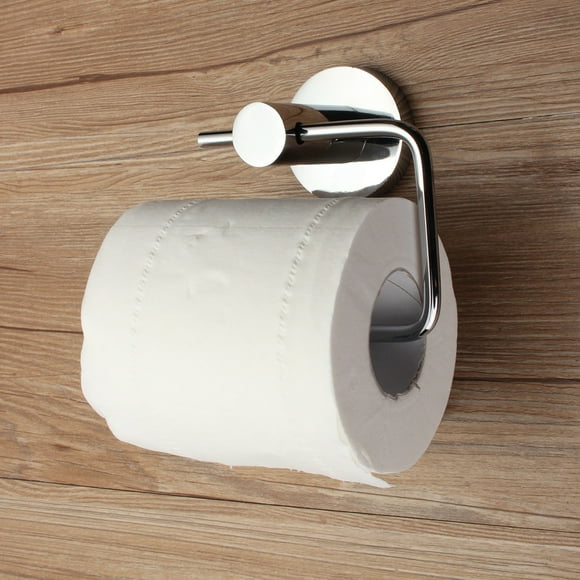 WALFRONT Stainless Steel Bathroom Toilet Suction Cup Paper Roll Holder Bar Wall-Mounted Rack, Toilet Paper Holder,Toilet Roll Paper Holder