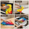 thumbnail image 6 of 2 Pcs Funny Kitchen Towels,Colorful Rainbow Tie Dye Spiral Pattern Microfiber Dish Towels,Kitchen Tea Towels,Kitchen Towel Set (18" X 26"), 6 of 7