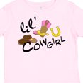 thumbnail image 4 of Inktastic Lil' Cowgirl Girls Toddler T-Shirt, 4 of 5