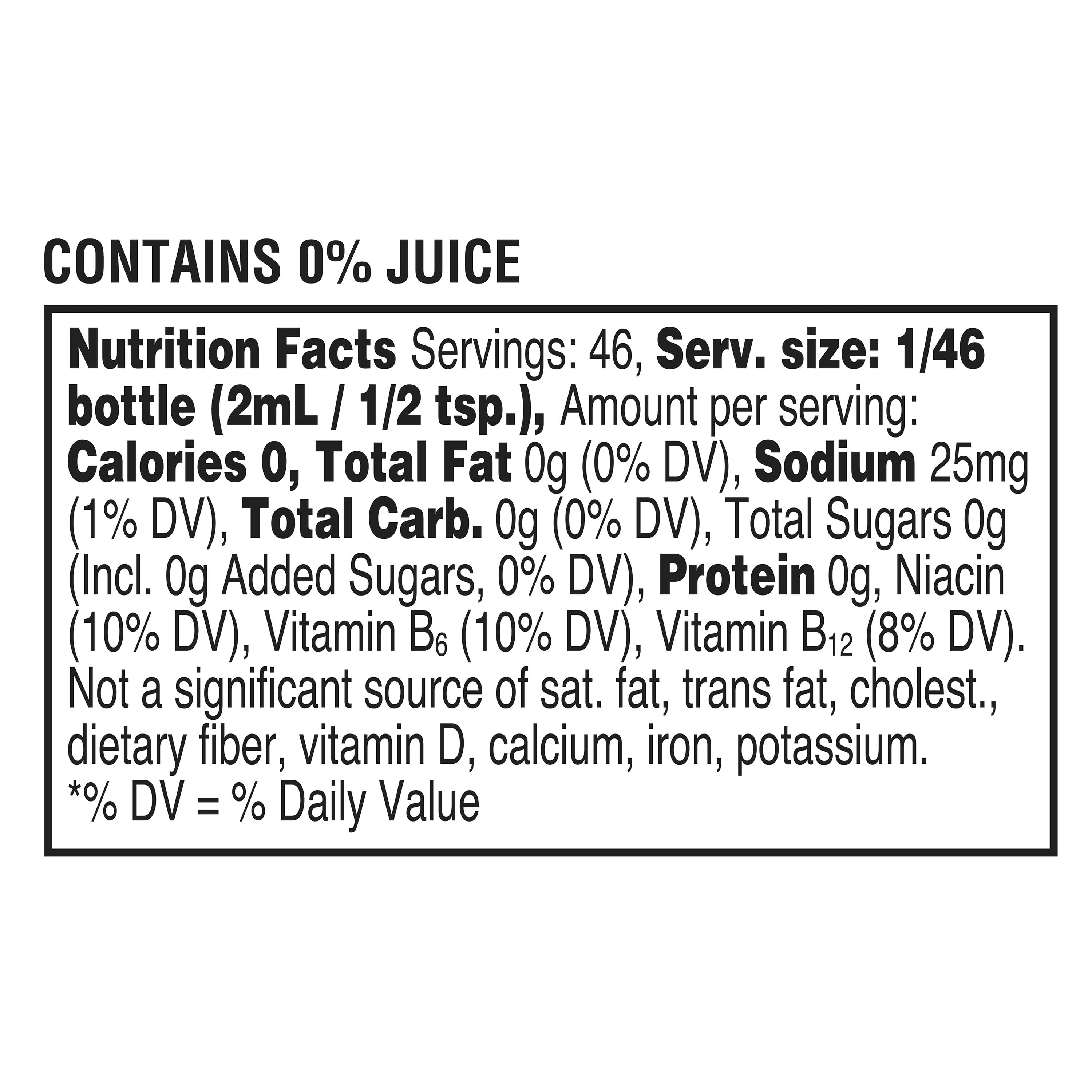 Great Value Orange Blast Water Drink Enhancer, 3.11 fl oz Bottle