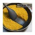 thumbnail image 4 of Silicone Cooking Spoon,Non-Stick Slotted and Solid Spoon Set with Deep Bolw and Measurement for Mixing, Serving, 4 of 7