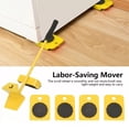 thumbnail image 2 of Heavy-Duty Furniture Moving Tool Kit with 200KG Load Capacity – 4-Roller Sliders, ABS & Alloy Steel Construction, Anti-Slip Design, Lever Principle Lifter for Refrigerators, Washing Machines,, 2 of 6
