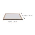thumbnail image 2 of Raindrops 2Pcs Handmade Wooden Paper Making Screen for DIY Papermaking Craft with Stable Double Layer Frame Beige, 2 of 8