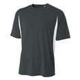 thumbnail image 2 of A4 Adult Short Sleeve Cooling Performance Color Block Tee N3181, 2 of 5
