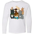 thumbnail image 3 of Inktastic Happy Dog Family Long Sleeve Youth T-Shirt, 3 of 5
