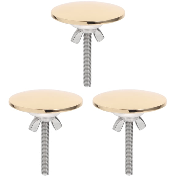 Set of 3 Faucet Plug Hole Cover Sink Sealing Caps Decorative Accessories for Ar