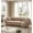 Espresso, variant on Christopher Knight Home 98.5" Curved Contemporary 3-Seat Sofa with Upholstered Plush Seating, Mocha