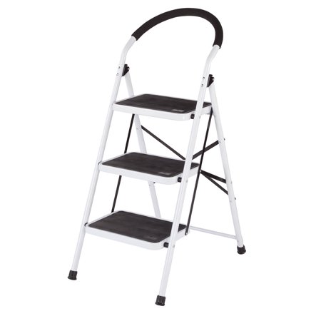 3 Step Ladder Stool Combo With Handgrip Anti Slip Folding 3 Step Ladder Stool Combo With Handgrip Anti Slip Folding Extra