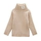 thumbnail image 1 of Suéter De Cuello Alto Para Niños Otoño Invierno Niños Suéter De Cuello Alto Suéter Caqui Odeerbi LM103-2921, 1 of 4
