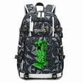 thumbnail image 5 of Minecraft Printed Backpack My World Game Travel Bag Outdoor Large Capacity,mu,606-RD-Red 12, 5 of 11