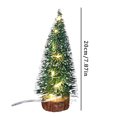 Christmas Hot Sale Green Cedar Led Lights Glow Needle Tree Christmas