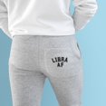 thumbnail image 2 of Libra AF Zodiac Themed Joggers, Gifts for Libra's, Women's Sweatpants, 2 of 3