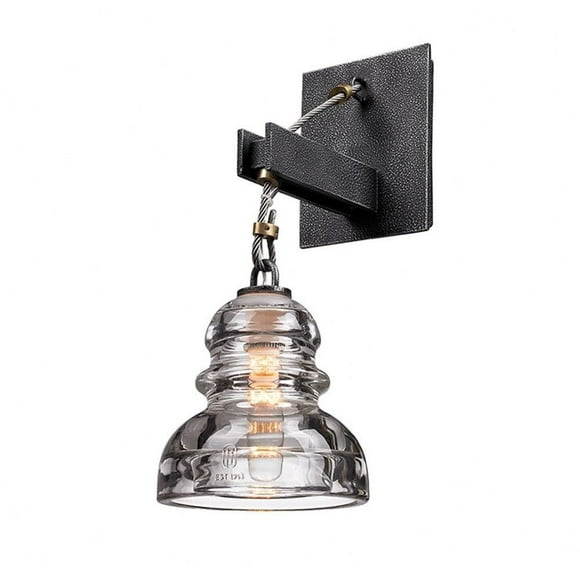 Troy Lighting B3131 Menlo Park-1 Light Wall Sconce-5.75 Inches Wide by 14 Inches High,