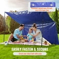 thumbnail image 5 of BENTISM Tarp Waterproof 10 x 12 ft 5 Mil Plastic Poly Tear UV Resistant, 5 of 9