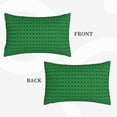 thumbnail image 2 of Honeii Green St. Patrick’s day Pattern Decorative Throw Pillow Case - Elevate Your Couch, Sofa, or Bed with Stylish Home Decor(No pillow core)-16"x24", 2 of 6