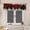 Color 4, variant on AshasdS Farmhouse Bless Our Home Window Valance Rustic Country Curtain Valance Decorative Kitchen Home Decor