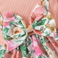 thumbnail image 3 of Girls' Dresses Toddler Girls Long Sleeve Floral Prints Dance Party Princess Dress Clothes Baby Girl Dress RD2 6 Months-9 Months, 3 of 6