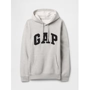 GAP Mens Heritage Logo Pullover Fleece Hoodie - Gray size XXL