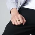thumbnail image 3 of Frosted Stainless Steel Moon And Star Fidget Rings For Men Anti Stress And Anxiety Rotating Ring Fidget Metal Spinner Anillos ring-1567 11, 3 of 6