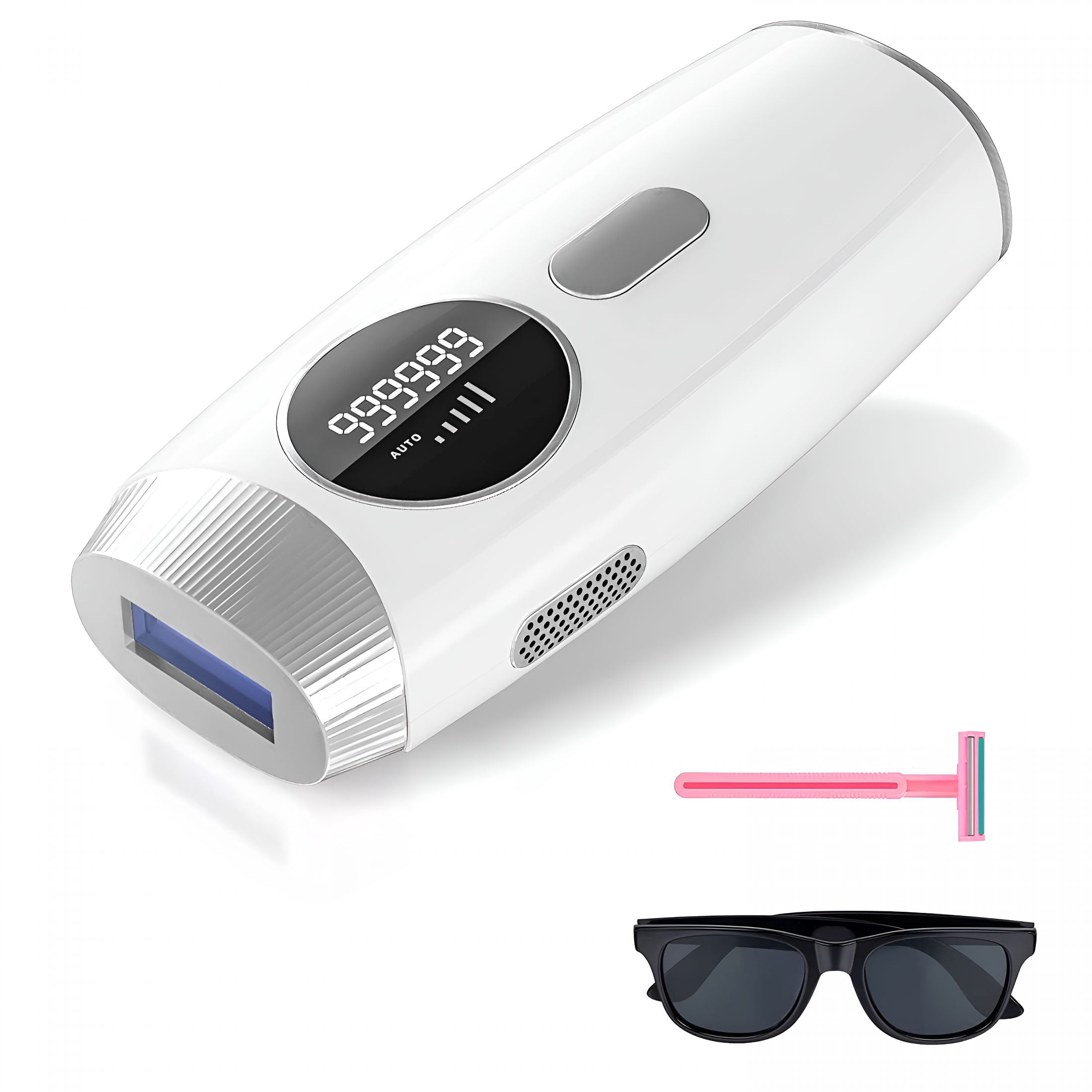 DARZU Laser Hair Removal Device, 999,999 Flashes, Facial and Body