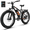 (Upgraded Rear-Seat & Fat-Tire)Black, variant on ZDZA Electric Bike for Adults, 750W Peak E-Mountain Bicycle, 26" Fat Tire 20mph Ebike, 48V 624Wh Removable Battery 72Miles Range, 7 Speed and Dual Suspension UL2849