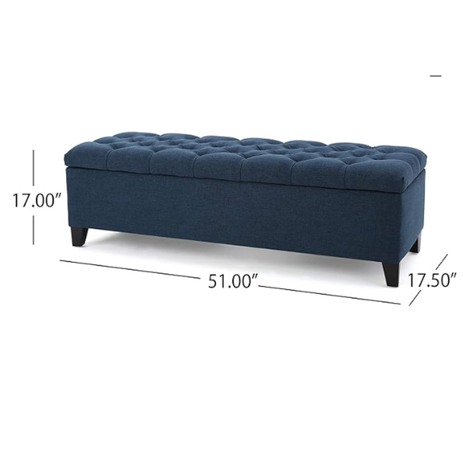 Storage Ottoman, Multipurpose Accent Ottoman for Living Room Bedroom Entryway