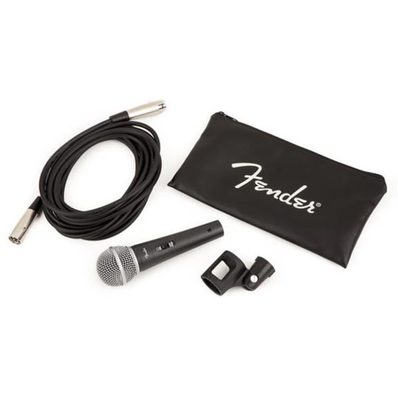 Fender P-52S Dynamic Microphone Kit, Black