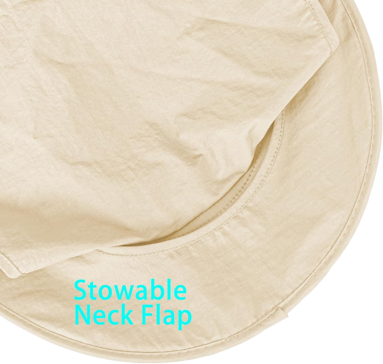 Stcylzfu Breathable UPF 50+ Fishing & Safari Hat with Wide Brim and Protective Neck Flap for Extended Sun Exposure