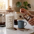 thumbnail image 4 of Set Frascos Café y Azúcar Vidrio con Tapa Acacia 1 L, 4 of 6