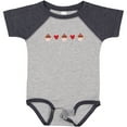 thumbnail image 3 of Inktastic Sock Monkey Heart Border Boys or Girls Baby Bodysuit, 3 of 5