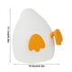 thumbnail image 3 of Night Light Duck Design | USB Rechargeable Bedside Table Lamp with Phone Holder | Soft Silicone | 1200mAh Battery | Dimmable | 15min Timer | Portable Decor | 11x11x11.5cm, 3 of 7