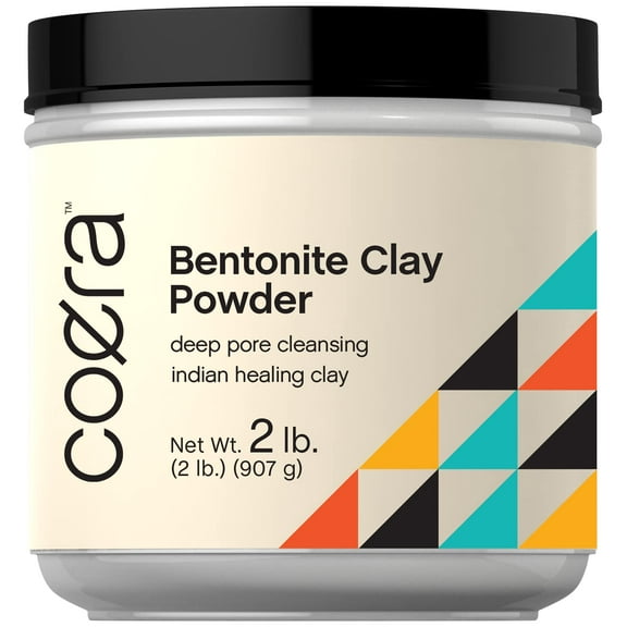 Bentonite Clay Powder | 32 oz | Deep Pore Cleansing Facial Mask | Indian Healing Clay