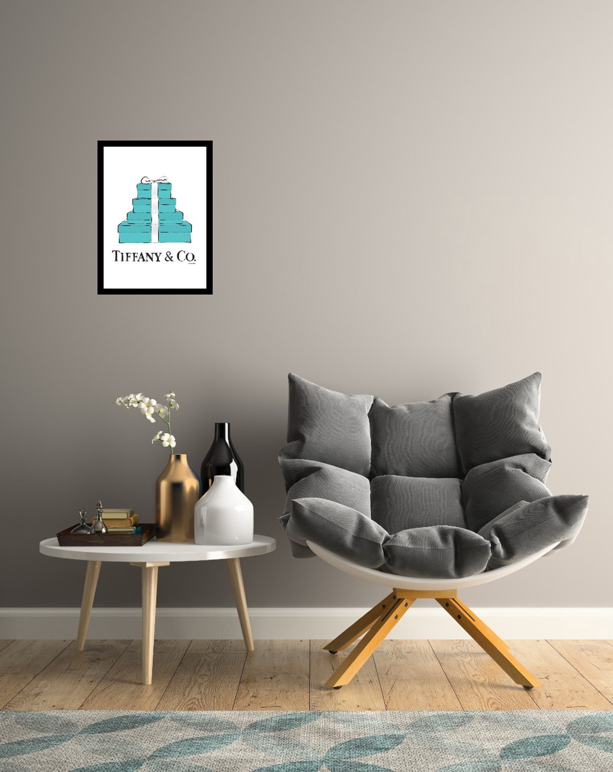 Venice Beach Collection's Classic Fashion Designer Gift Boxes 14x18 Framed Print