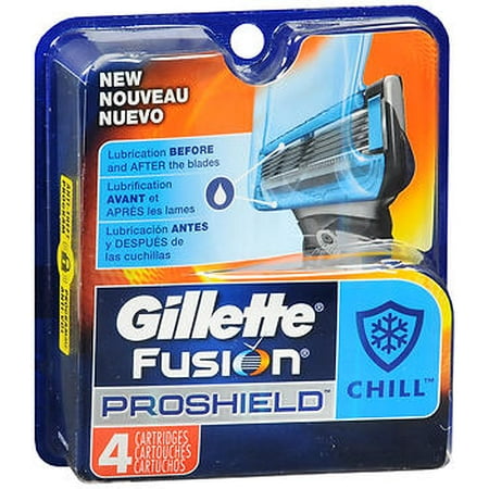 Gillette Fusion ProShield Chill Cartridges - 4 ct
