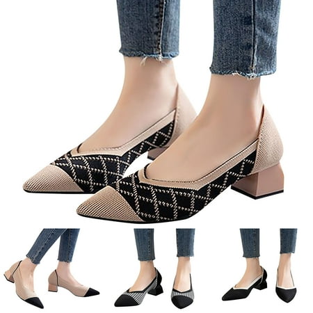 

eczipvz Women Shoes High Heels for Women Womens Bow Knot Pointed Toe Pumps High Heels Stiletto Slip on DâOrsay Dress Shoes Khaki