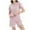 Purple, variant on Luxalzxs Comfy Pajamas for Women Set Lightweight Plus Size Lounge Set Soft Short Sleeve Crew Neck Tops and Shorts Set 2 Piece Pj Set Sleepwear