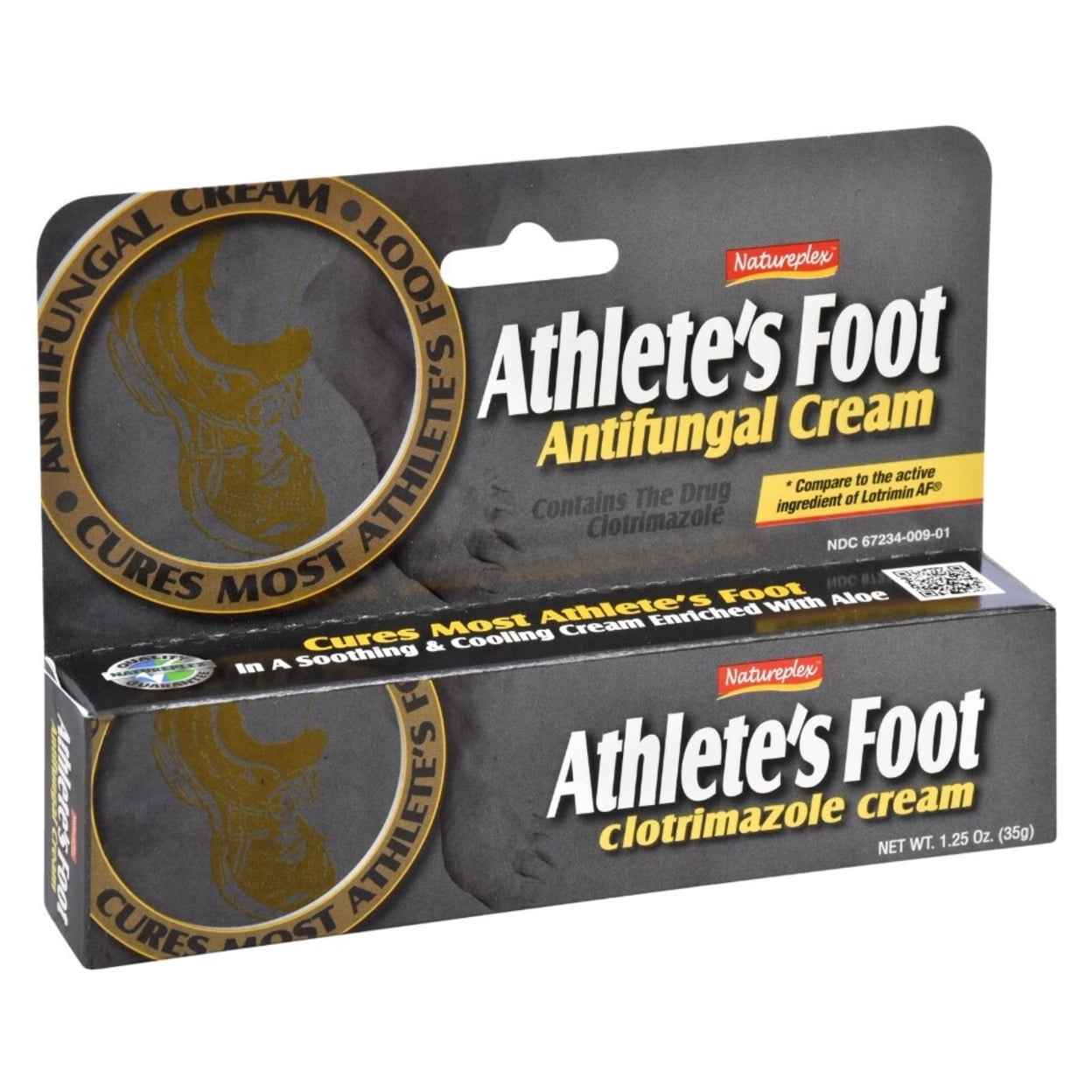 Natureplex Athlete's Foot Antifungal Cream 1.25 oz (35g)